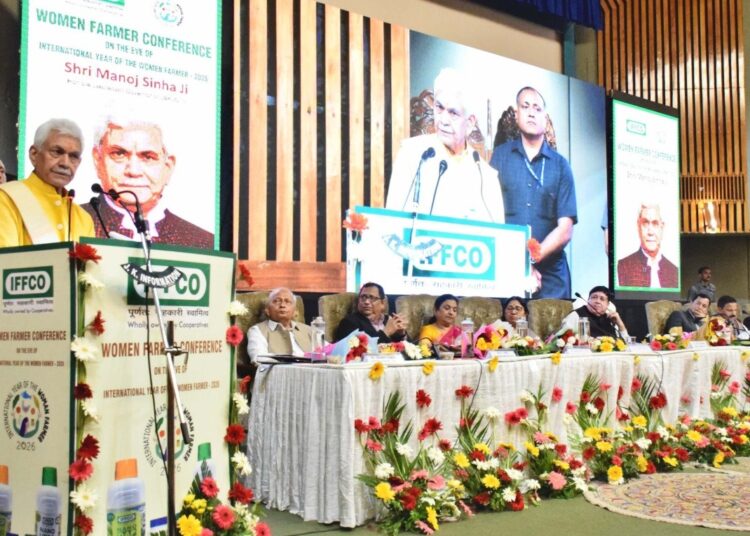 === Women Farmers Conference ===  Women empowerment across all sectors Modi govt’s top priority: LG Sinha