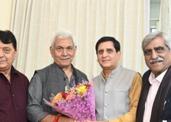 Delegations call on LG Sinha