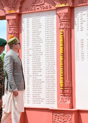 CM rededicates renovated War Memorial
