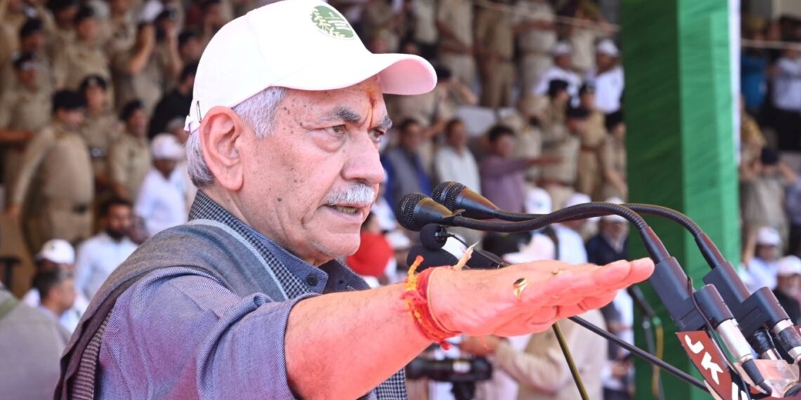 === Nasha Mukt Jammu Kashmir Abhiyaan ===  ‘Our neighbour’ funding terrorism through narcotics smuggling: LG Sinha 