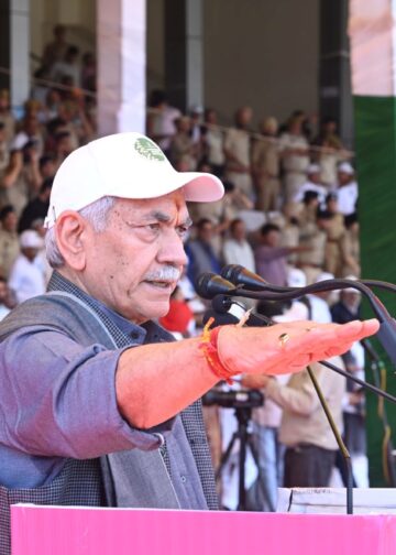 === Nasha Mukt Jammu Kashmir Abhiyaan === ‘Our neighbour’ funding terrorism through narcotics smuggling: LG Sinha