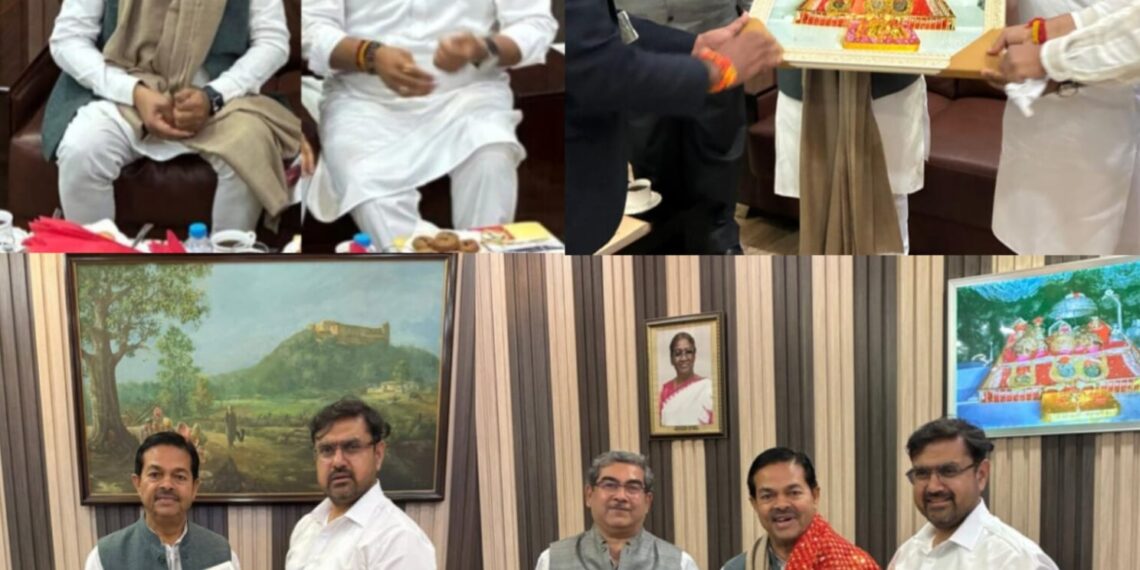 Satish Sharma meets Union MoS, pushes for NFSA cap removal, expanded ration coverage