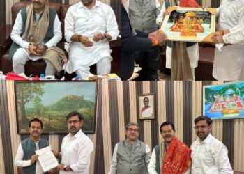 Satish Sharma meets Union MoS, pushes for NFSA cap removal, expanded ration coverage