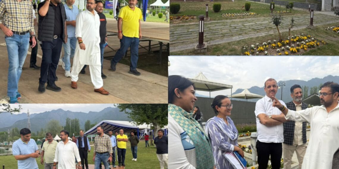 National Chintan Shivir: Satish Sharma reviews arrangements at SKICC