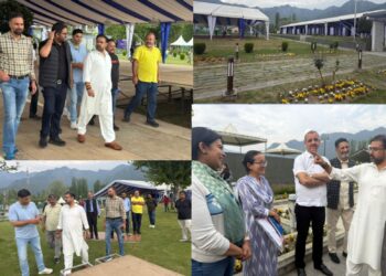 National Chintan Shivir: Satish Sharma reviews arrangements at SKICC