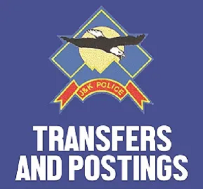 J&K Govt orders major police reshuffle