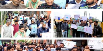 Unity March Rally held in Srinagar