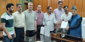 J&K PHE Contractors Coordination Committee calls on JKLA Speaker