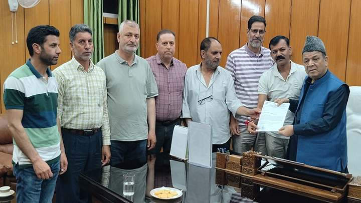 J&K PHE Contractors Coordination Committee calls on JKLA Speaker