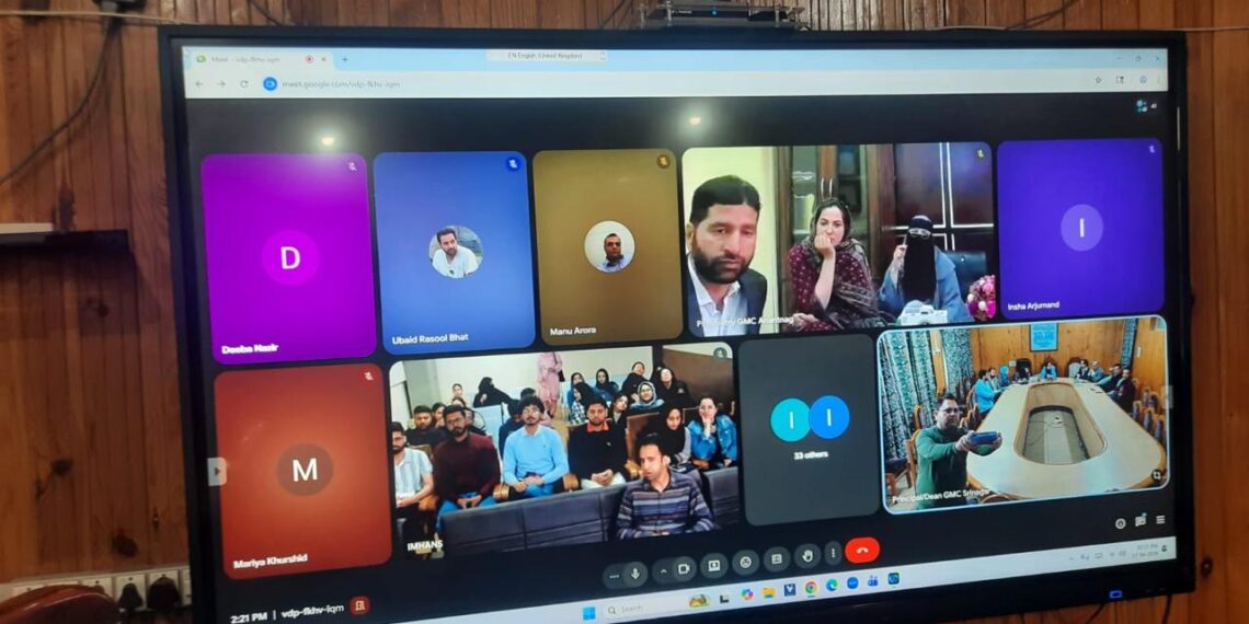 GMC Srinagar conducts UT-level Psychiatry virtual medical board meet