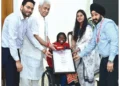 LG Sinha felicitates para-archer Payal Nag