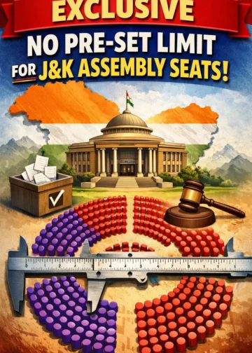 No pre-set limit for J&K Assembly seats