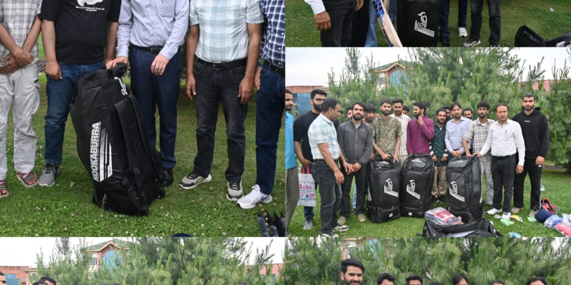 ADC Kulgam distributes sports kits among specially-abled cricketers