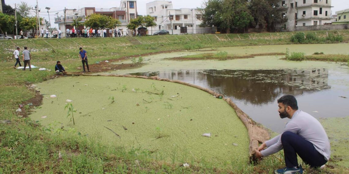 JMC launches intensive pond cleaning drive in Bantalab