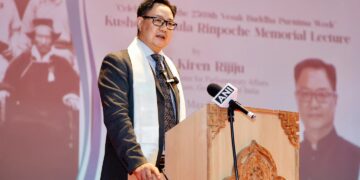 Union Minister Kiren Rijiju inaugurates H. E. Bakula Rinpoche Memorial Lecture Series in Leh