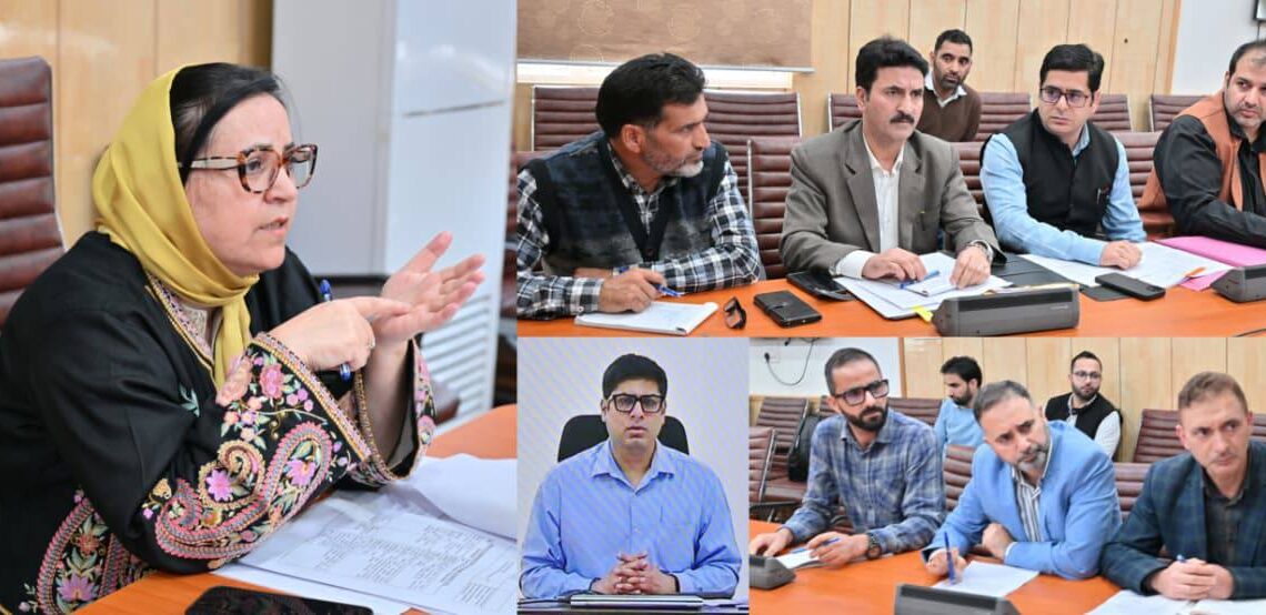 Sakeena Itoo reviews recruitment process of various departments, SKIMS