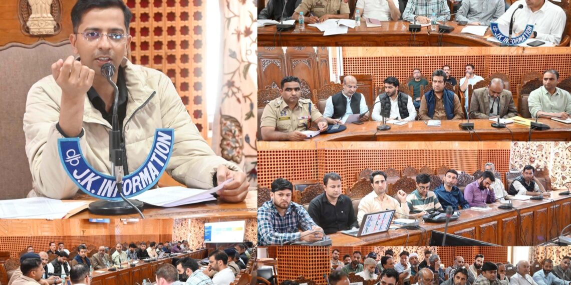 VVIP Visit: DC Shopian chairs meeting to finalise arrangements