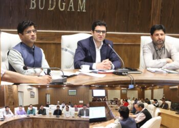 DC Budgam reviews progress under Mission YUVA