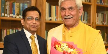MLA Kangan, FICCI General Secy call on LG Sinha