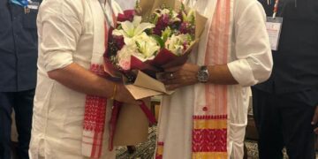 LoP Sharma attends swearing-in ceremony of Assam CM