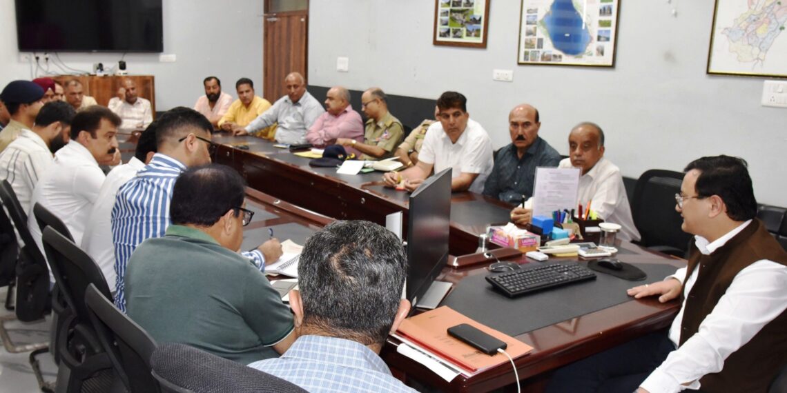 Measures discussed to improve traffic management system in Udhampur Town