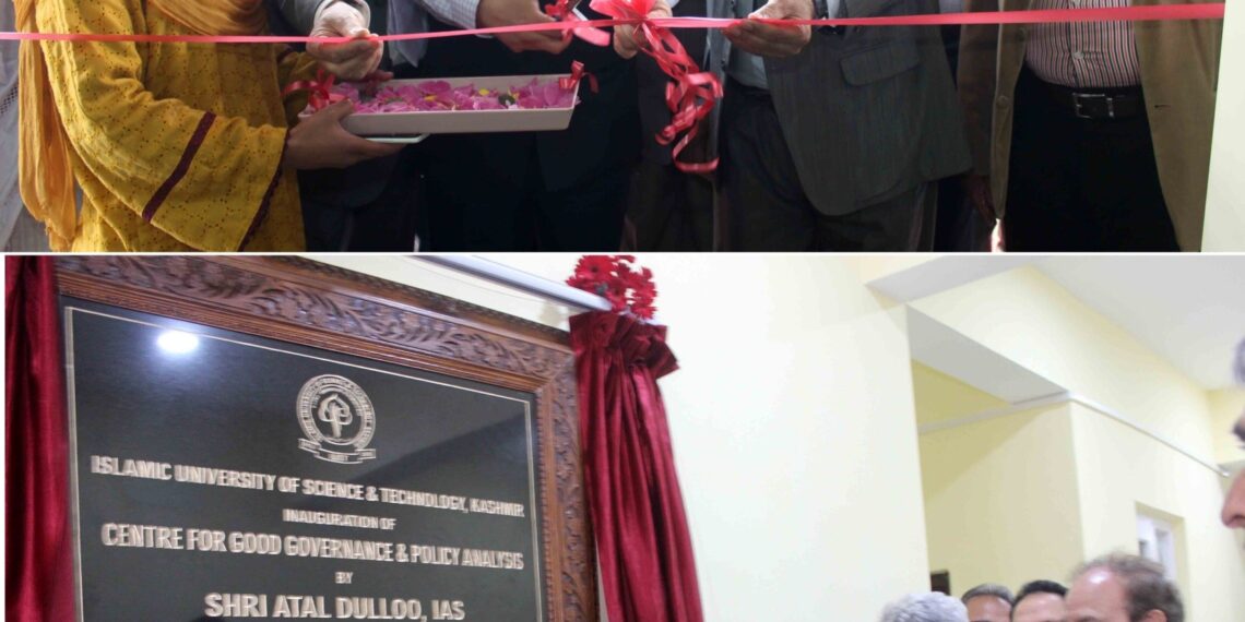 CS inaugurates CGG&PA at IUST, lauds University’s academic, research initiatives