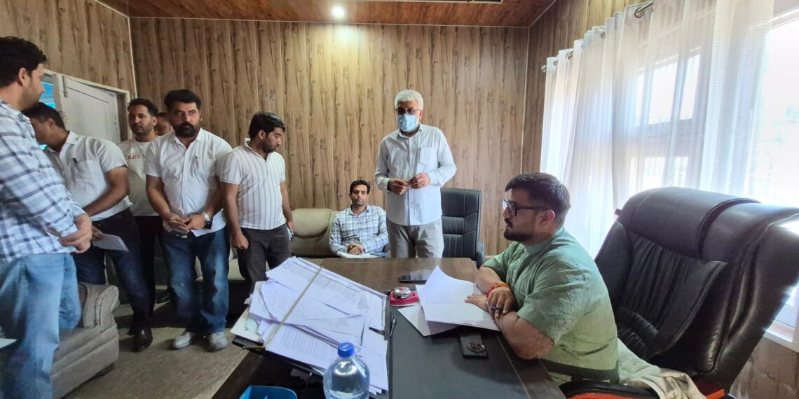 DC Rajouri conducts surprise inspection of XEN REW Office, reviews tendering process