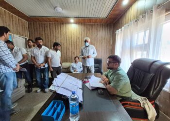 DC Rajouri conducts surprise inspection of XEN REW Office, reviews tendering process