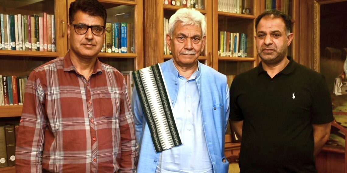 Delegations call on LG Sinha