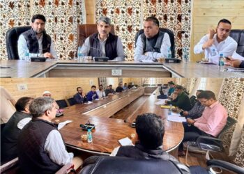 Additional Commissioner Kashmir reviews digitisation of Jamabandis in Shopian