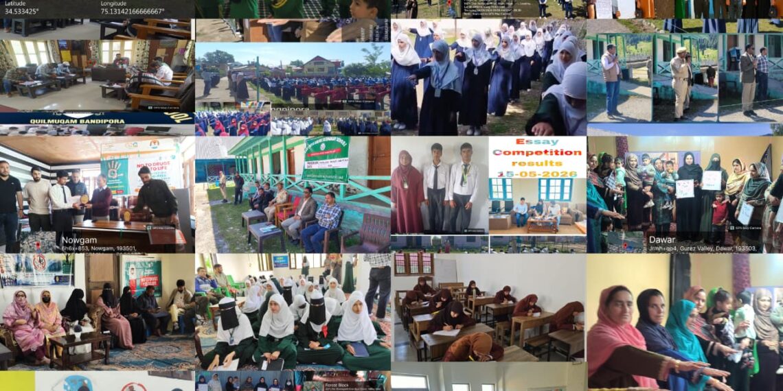 Awareness activities under Nasha Mukt Abhiyan continue across Bandipora