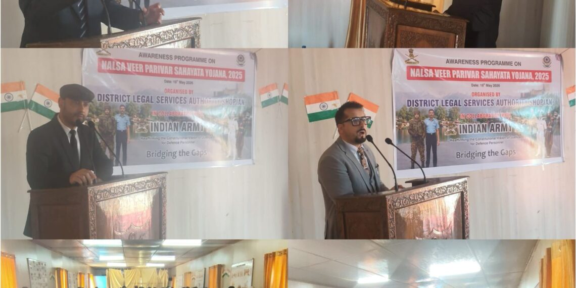 Awareness programme on NALSA Veer Parivar Sahayita Yojana 2025 held in Shopian