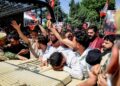 BJP protests liquor sales in Srinagar, police foil march to CM’s residence