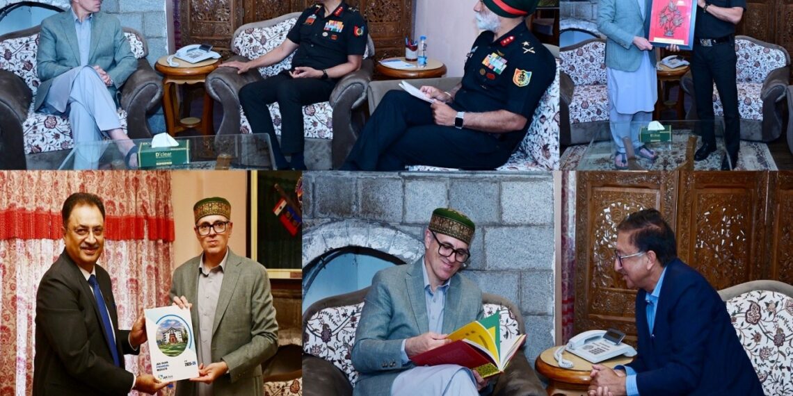 CM Omar Abdullah meets delegations at Raabita