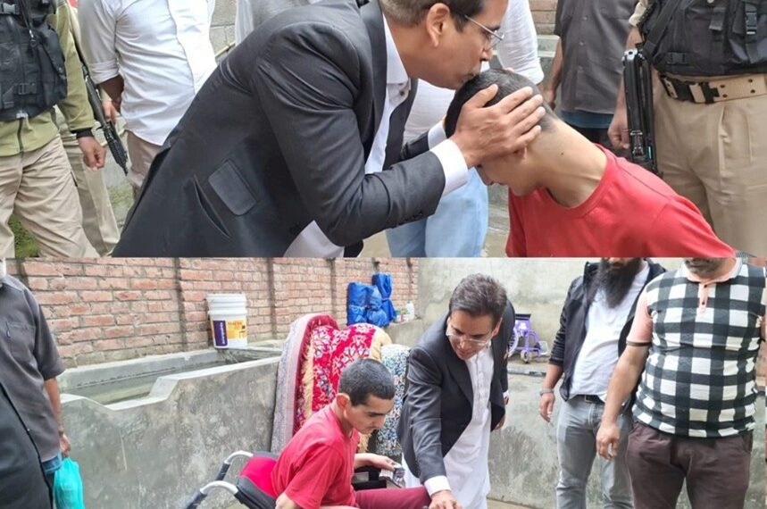 Tanvir Sadiq distributes modern wheelchairs, computers to specially-abled