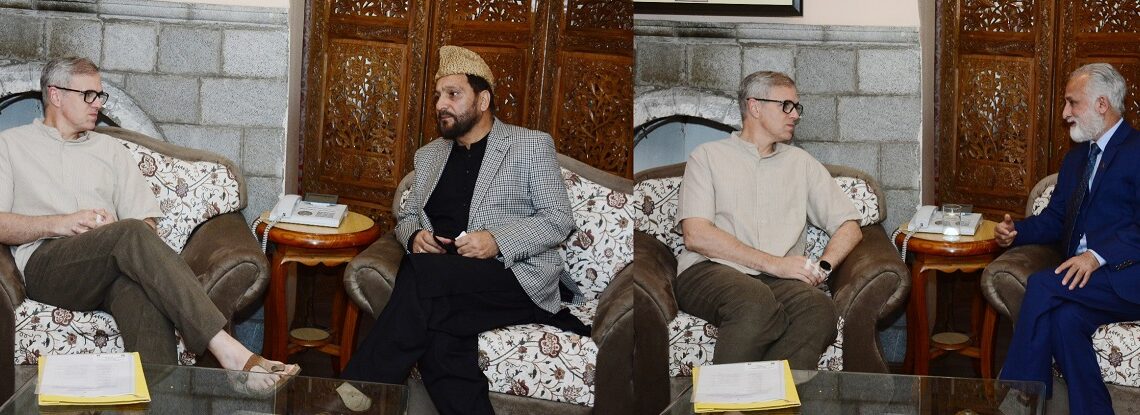 CM interacts with public representatives, deputations at Raabita