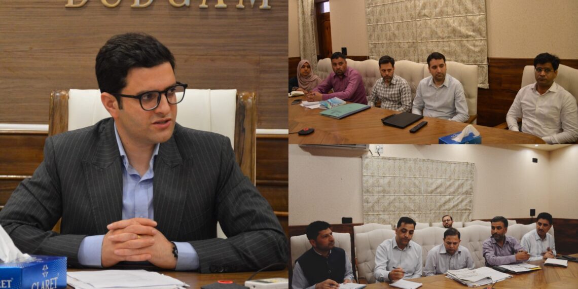 DC Budgam chairs interdepartmental meeting on mining, mineral extraction