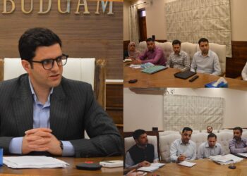 DC Budgam chairs interdepartmental meeting on mining, mineral extraction