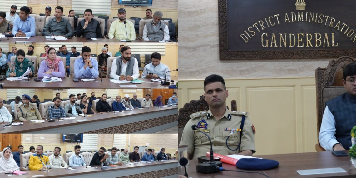 DC Ganderbal reviews preparedness for Shri Amarnath Ji Yatra-2026