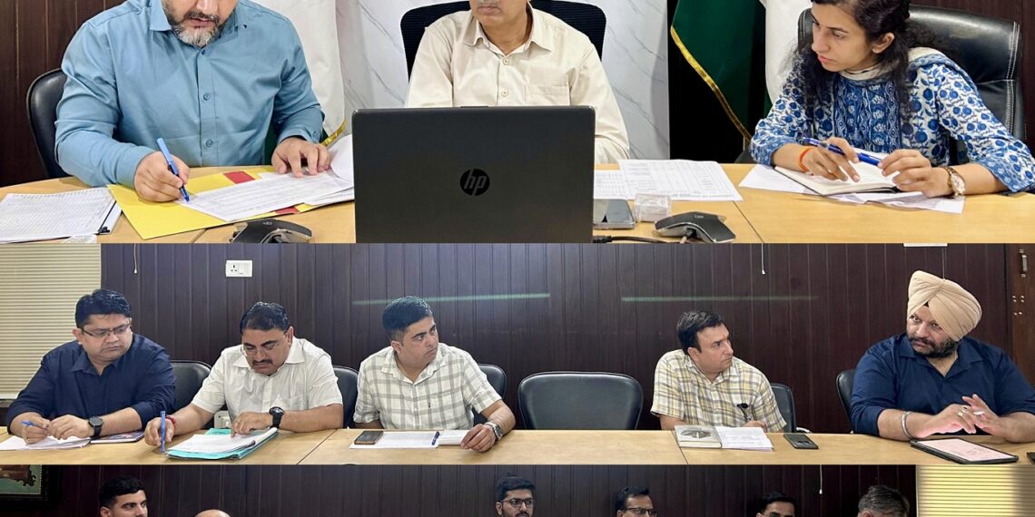 DC Kathua reviews District Capex Budget, MLA-CDF, MPLADS works