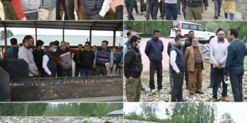 DC Kulgam visits JNV Mirhama, reviews construction progress