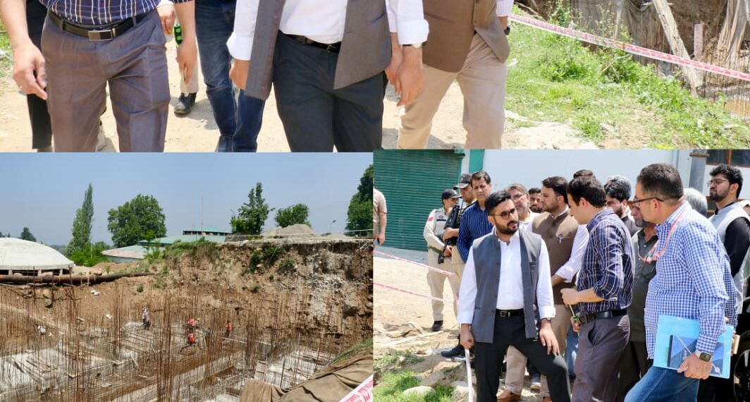 DC Srinagar conducts onsite review of construction of Activated Carbon WTP Nishat