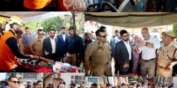 DC Srinagar hands over newly procured rescue & relief equipment to SDRF, Tehsildars & Fire & Emergency Deptt