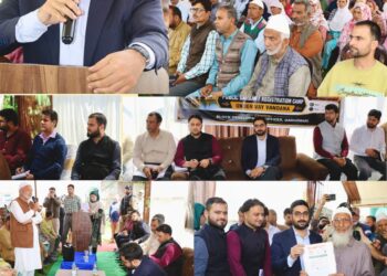 DC Srinagar holds Block Diwas, public grievance redressal camp at Panzinara