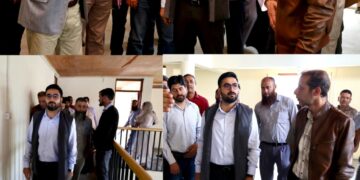 DC Srinagar inspects progress of infrastructural upgradation works at GBMS Baghat Shoor