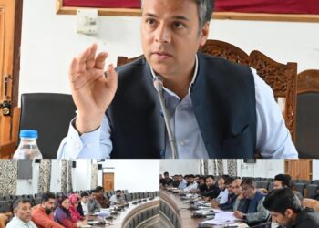 DDC Anantnag reviews progress on Mission YUVA, HADP, Financial Inclusion schemes