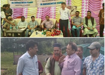 DHJ visits Ramban, reviews horticulture activities