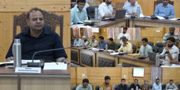 Rural Development Schemes : Director RDD Kashmir reviews implementation in Bandipora