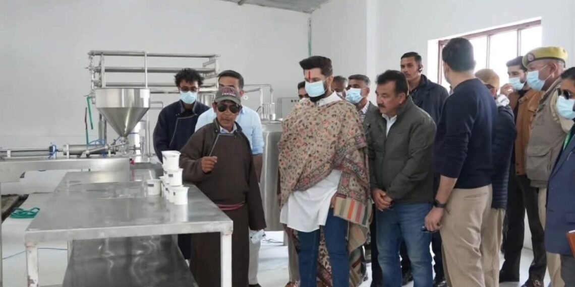 Chirag Paswan visits PMFME-Supported Unit at Tirith, Nubra