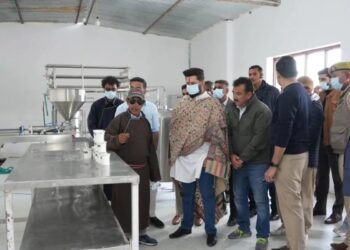 Chirag Paswan visits PMFME-Supported Unit at Tirith, Nubra